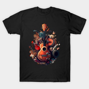 acoustic guitar T-Shirt